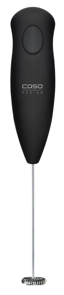Milchaufschäumer Fomini mit Edelstahl-Quirl und Standfuß