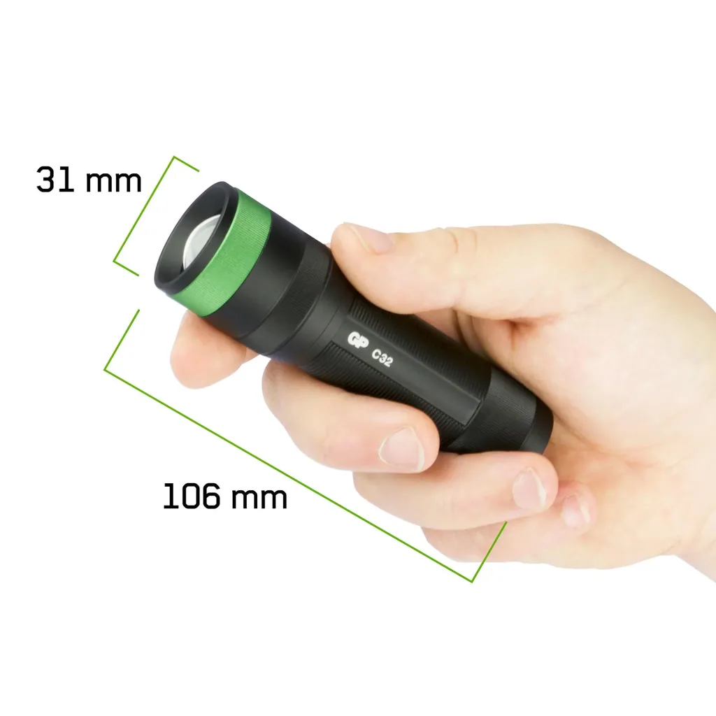 DISCOVERY Taschenlampe mit CRE LED und 300 Lumen, IPX4