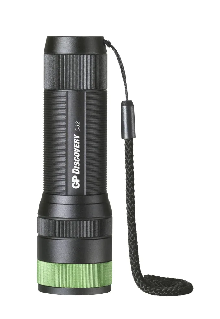DISCOVERY Taschenlampe mit CRE LED und 300 Lumen, IPX4