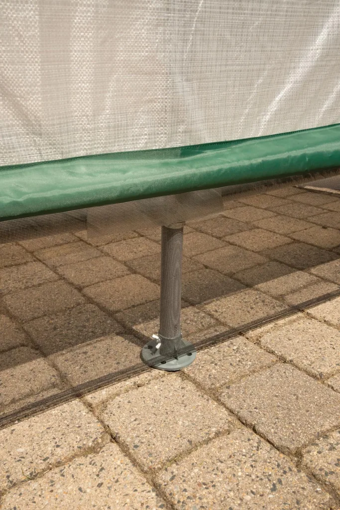 ShelterLogic Gewächshaus 4,32 m² Weiß/Grün, 180×240 cm – Foliengewächshaus mit Aufrolltür, wetterfest