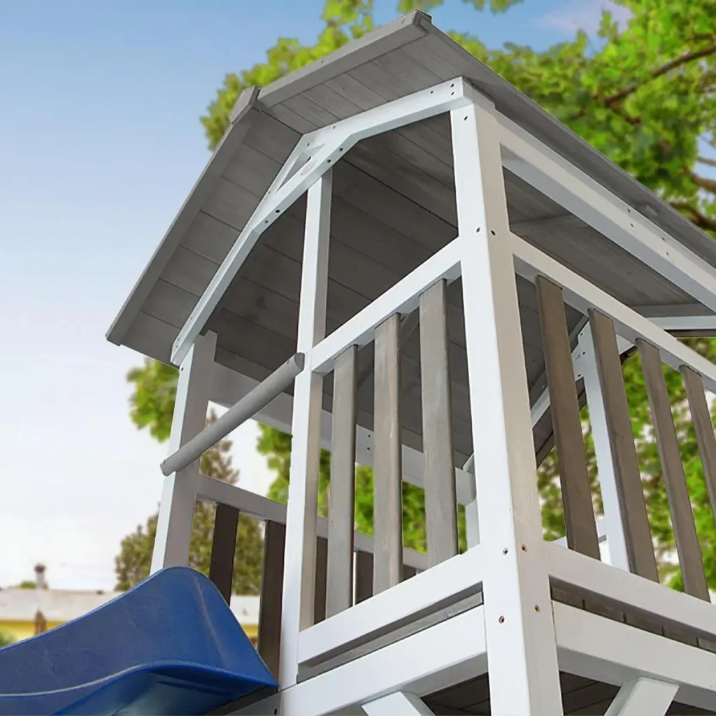Beach Tower Spielturm - Blaue Rutsche