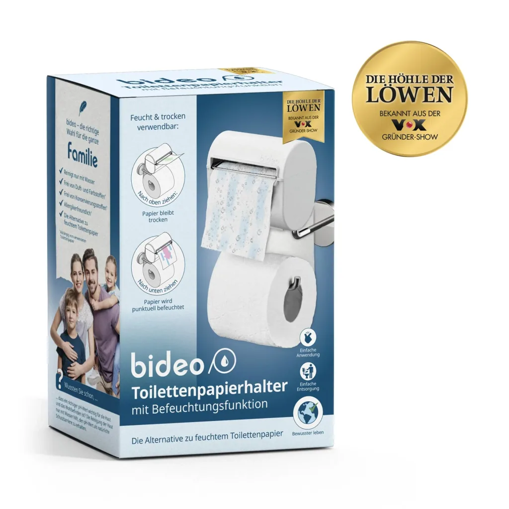 Toilettenpapier-Befeuchter "Bideo"