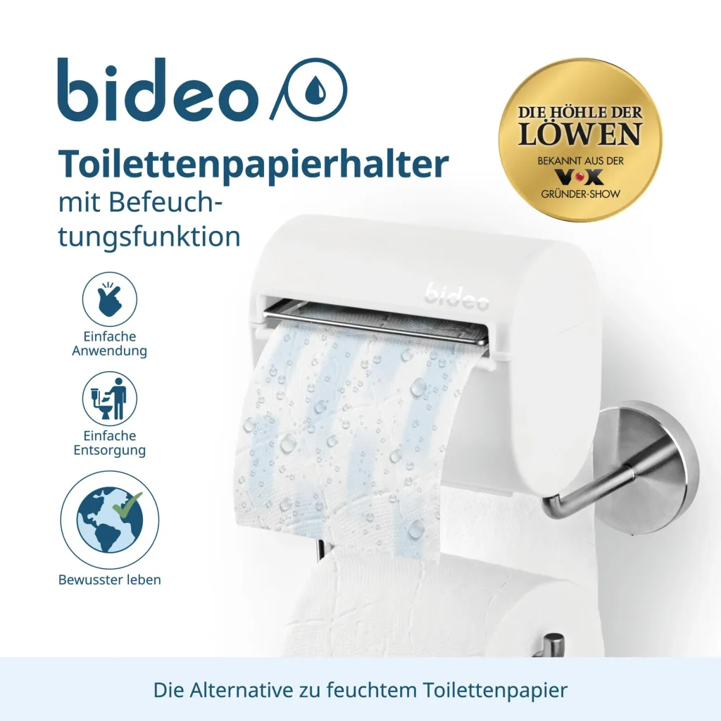 Toilettenpapier-Befeuchter "Bideo"