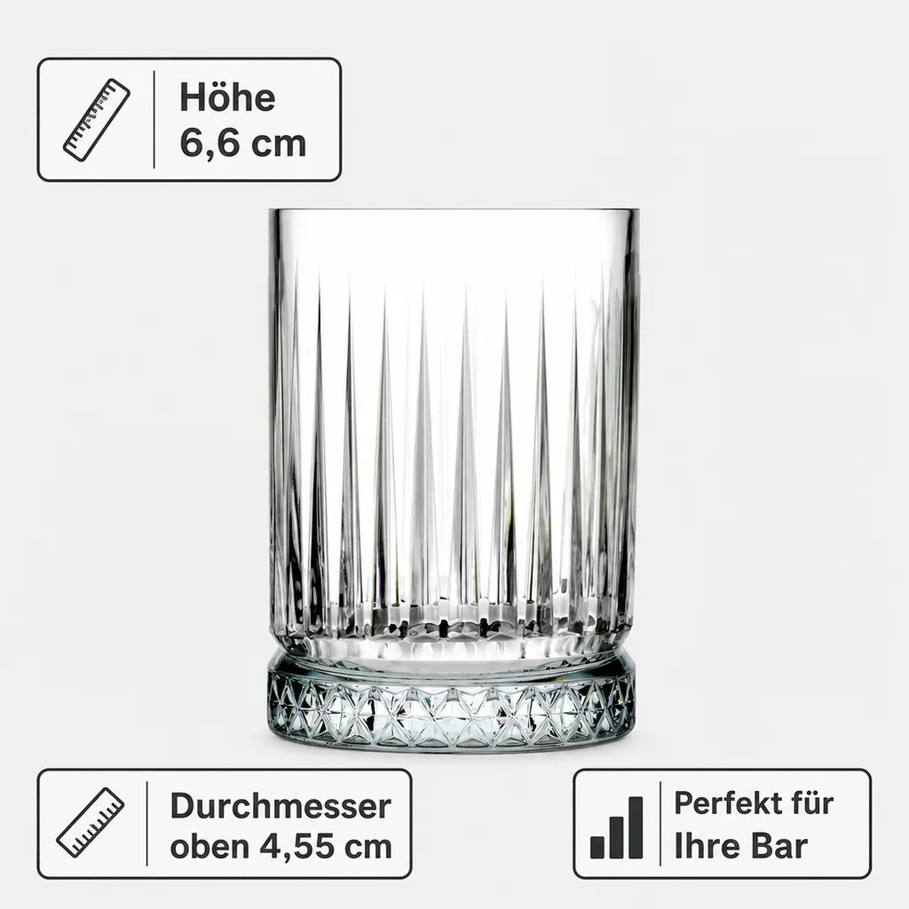 Schnapsgläser, Shotgläser 12er Set - Elysia, 60ml