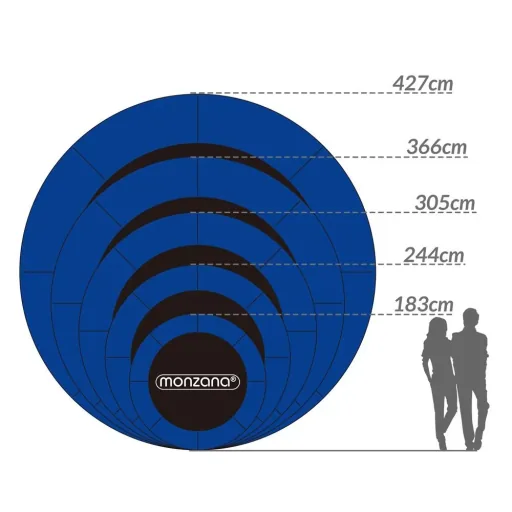 Trampolin Ø183 cm inkl. Sicherheitsnetz TÜV SÜD GS