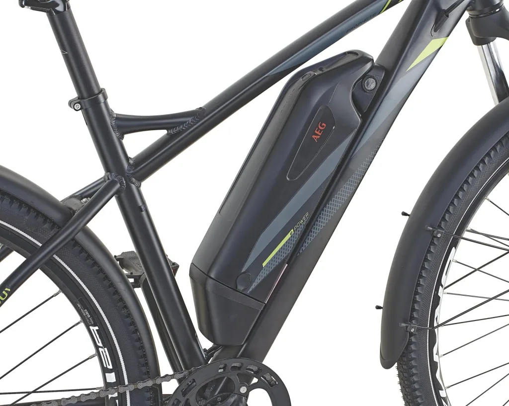 Unisex E-Bike 29 Zoll, Rahmenhöhe 48 cm, 9-Gang Kettenschaltung, schwarz matt, Disc, 22.EMS.10