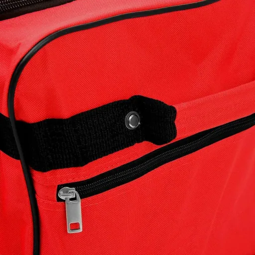 XXL Reisetasche mit Trolleyfunktion rot 160 LITER
