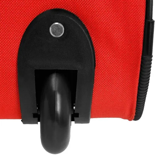 XXL Reisetasche mit Trolleyfunktion rot 160 LITER