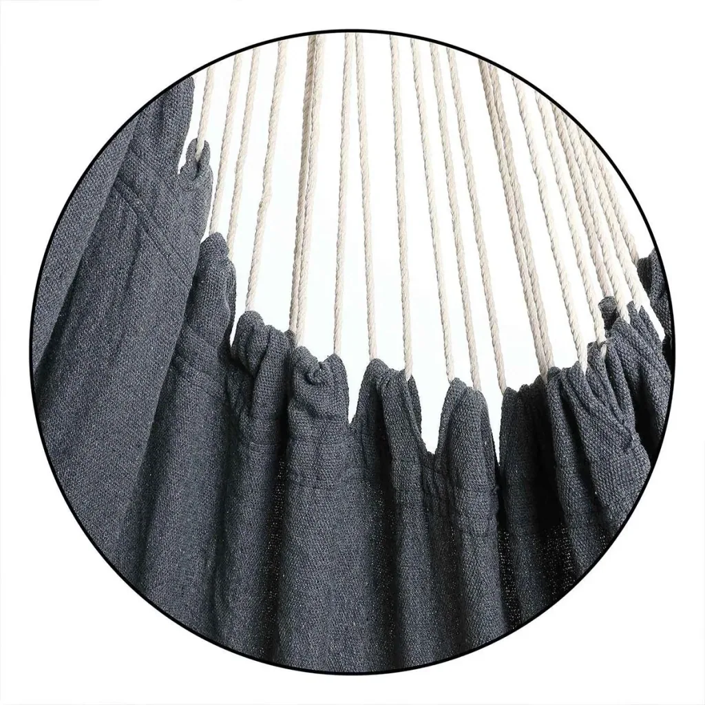 Hängesessel grau 185x130x155cm