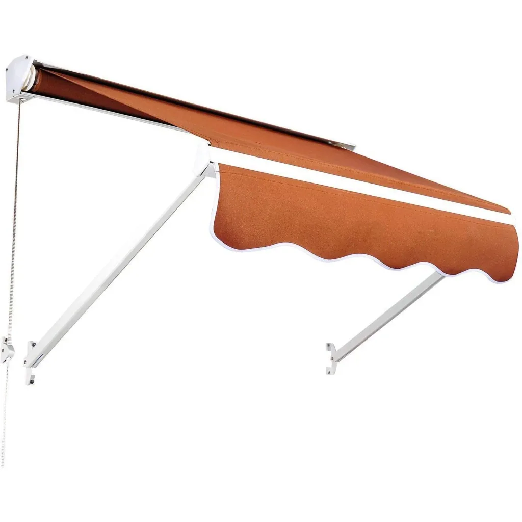 Alu Markise Klemmmarkise Fenster Sonnenschutz 122 x 70 cm