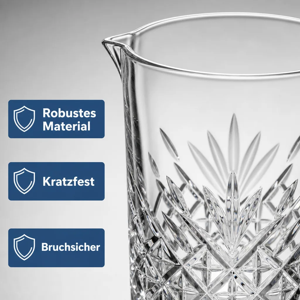 Wasserkaraffe, Glaskaraffe, Weinkaraffe - Timeless, 725 ml