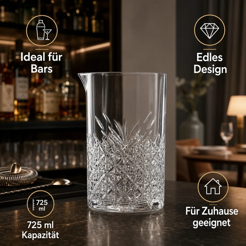 Wasserkaraffe, Glaskaraffe, Weinkaraffe - Timeless, 725 ml