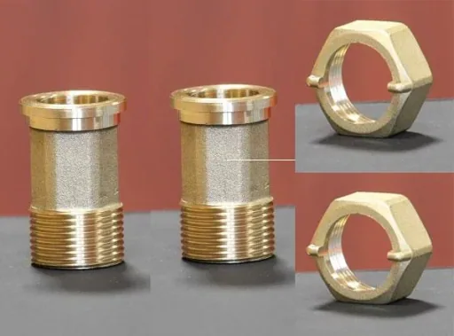 Verschraubung Messing R 3/4" G1B 2 Stück (Wasserzähler)