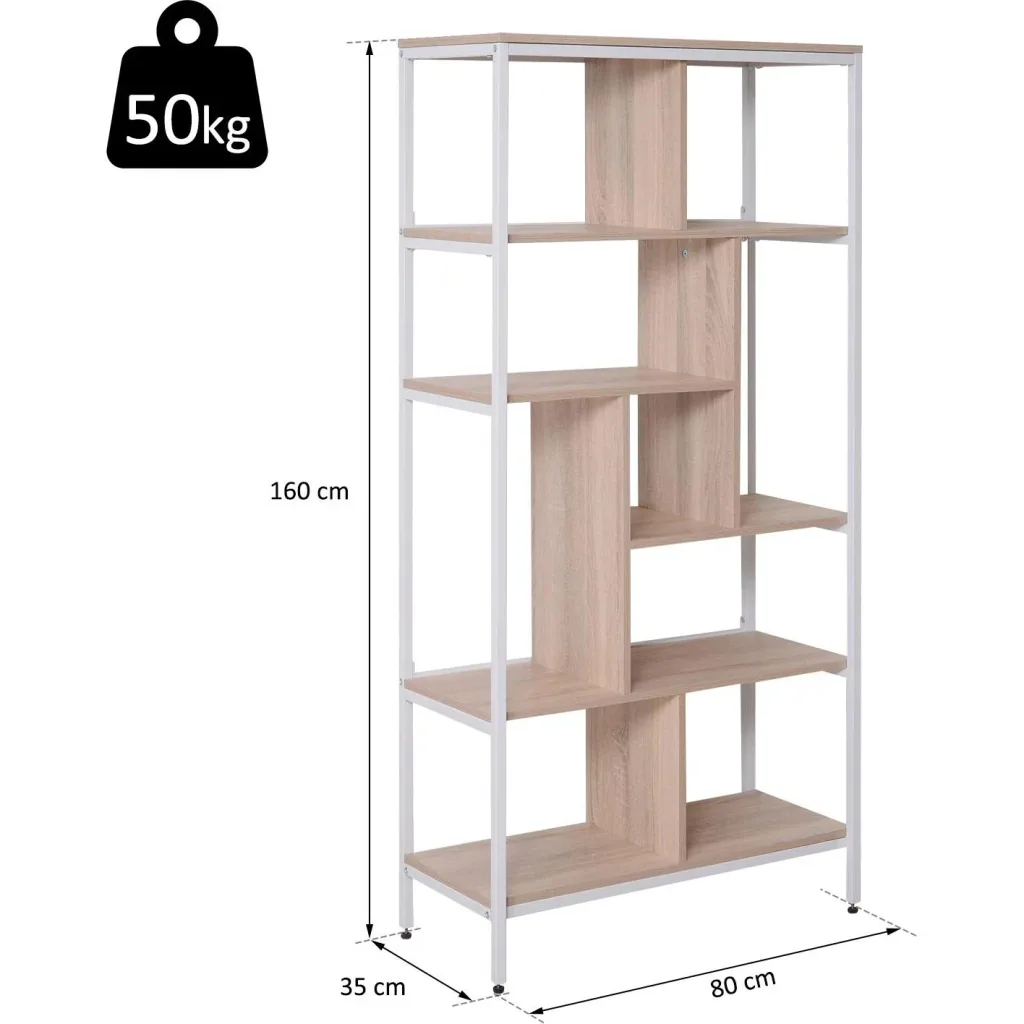 Bücherregal Standregal Dekoregal Büroregal Holzregal Aufbewahrungsregal 9 x Würfel