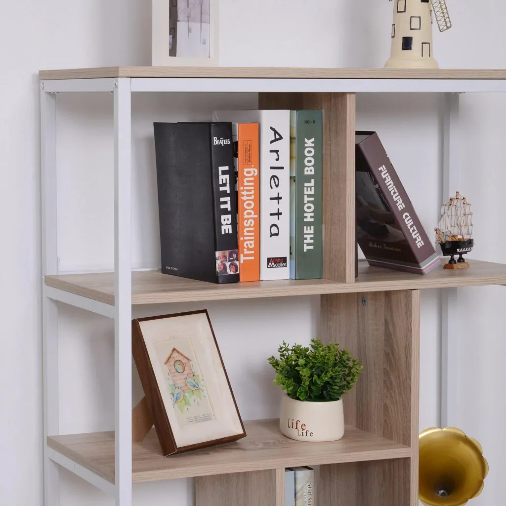 Bücherregal Standregal Dekoregal Büroregal Holzregal Aufbewahrungsregal 9 x Würfel