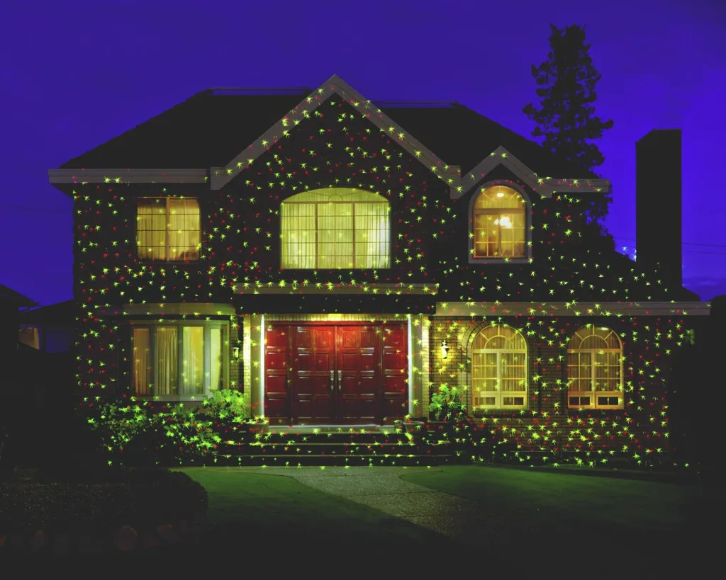 Bewegtes Laserlicht-System Star Shower Motion mit Sensor