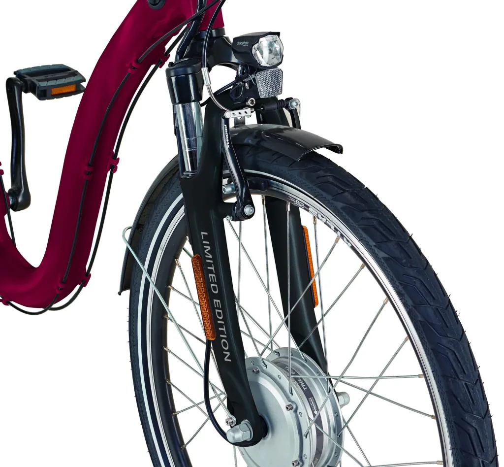 Unisex Alu Rad-Roller 3in1, Fahrrad - E-Bike - E-Roller, 26 Zoll, Rahmenhöhe 46 cm,3 Gang Nabenschaltung, City Comfort
