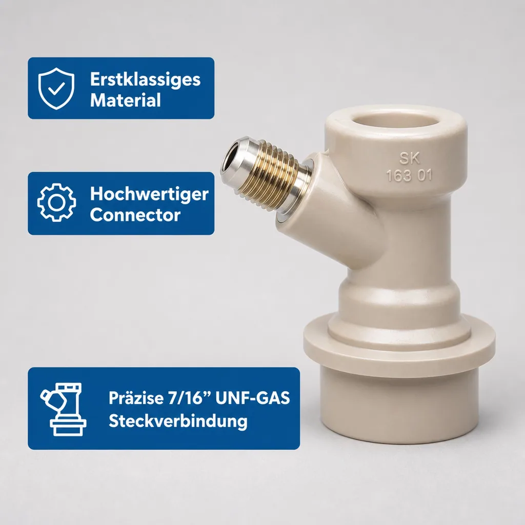 Steckkupplung NC Keg, Ausführung Gas