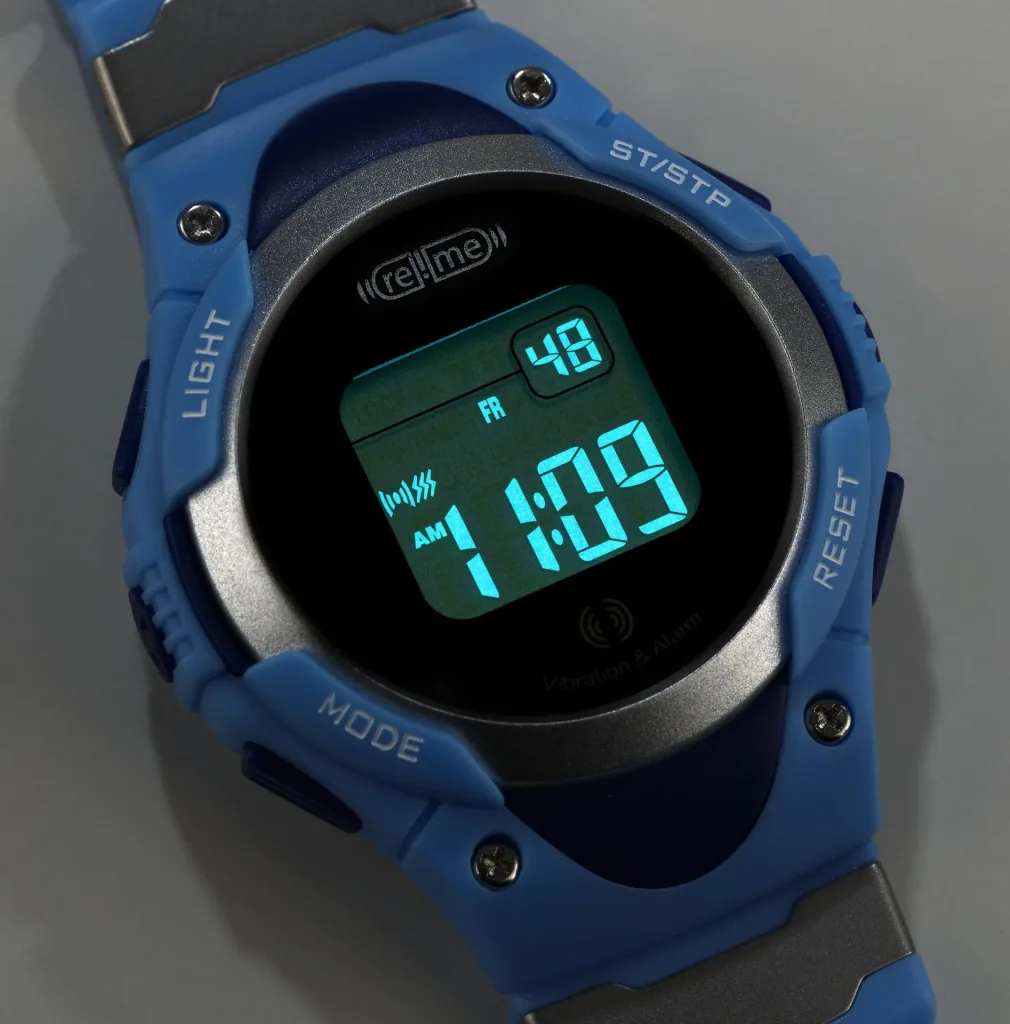 Armbanduhr, mit 8-fach Alarm, Stoppuhr und Count-Down-Funktion (Kurzzeitwecker)