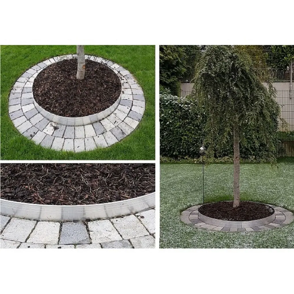Ultra Starke Alu Rasenkante 14cm x 100cm | Beeteinfassung | Beetumrandung | Beetbegrenzungen