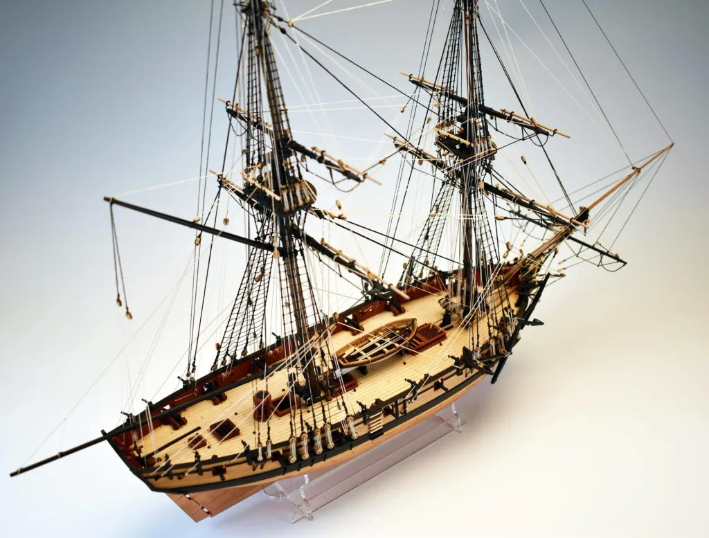 Bausatz HMS Speedy im Maßstab 1:64