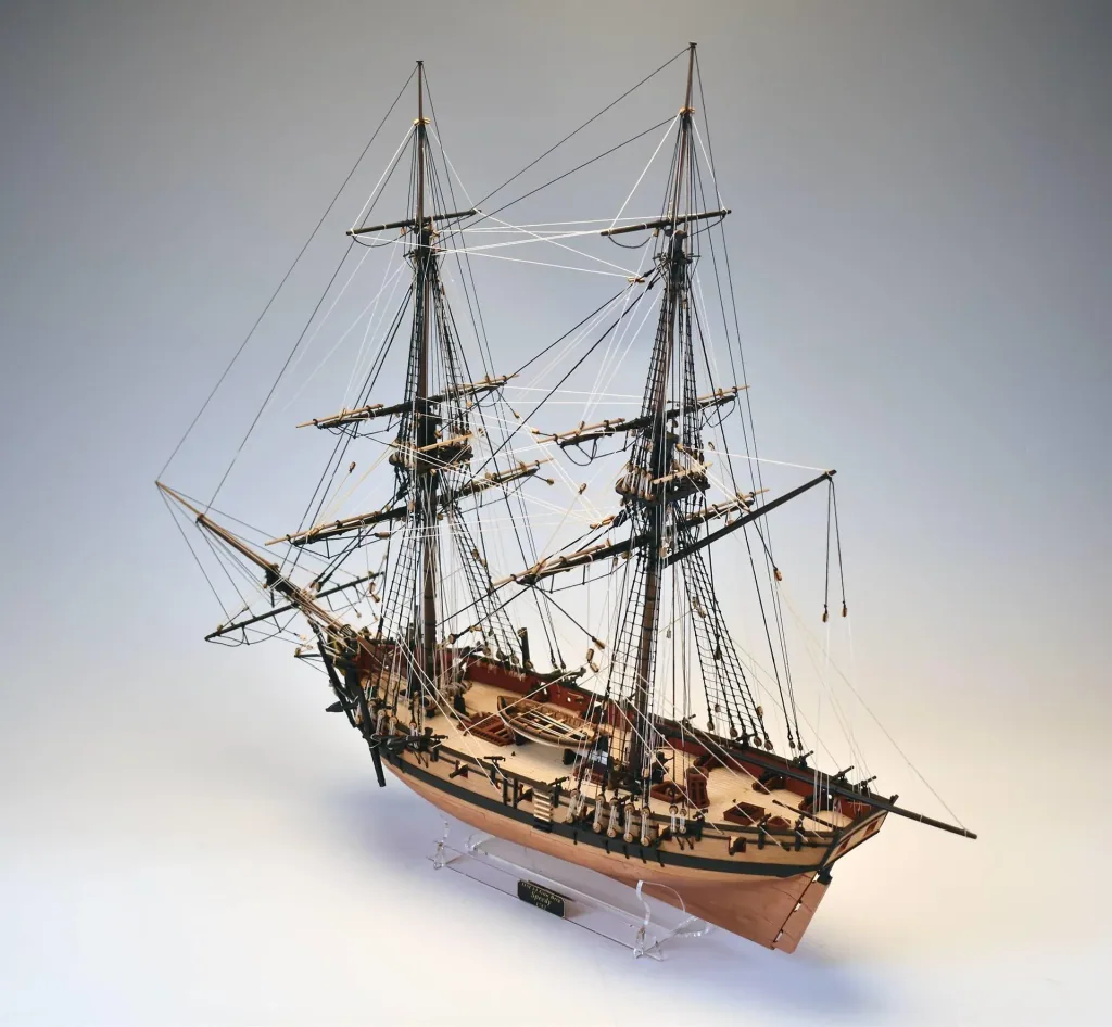 Bausatz HMS Speedy im Maßstab 1:64