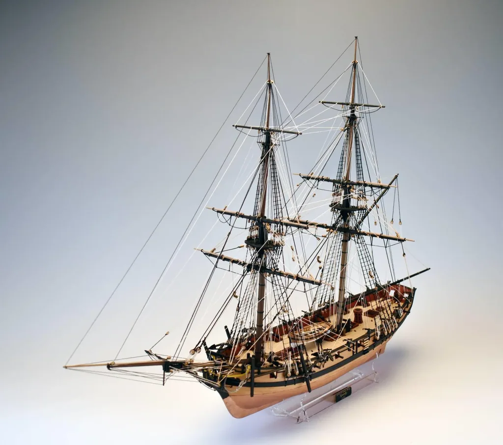 Bausatz HMS Speedy im Maßstab 1:64
