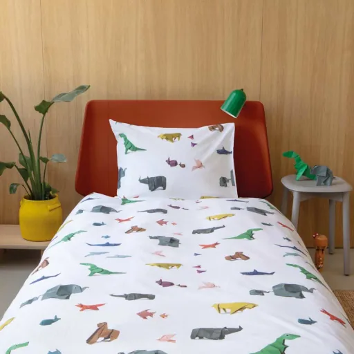 Snurk Bettwäsche Origami Zootiere 135 x 200
