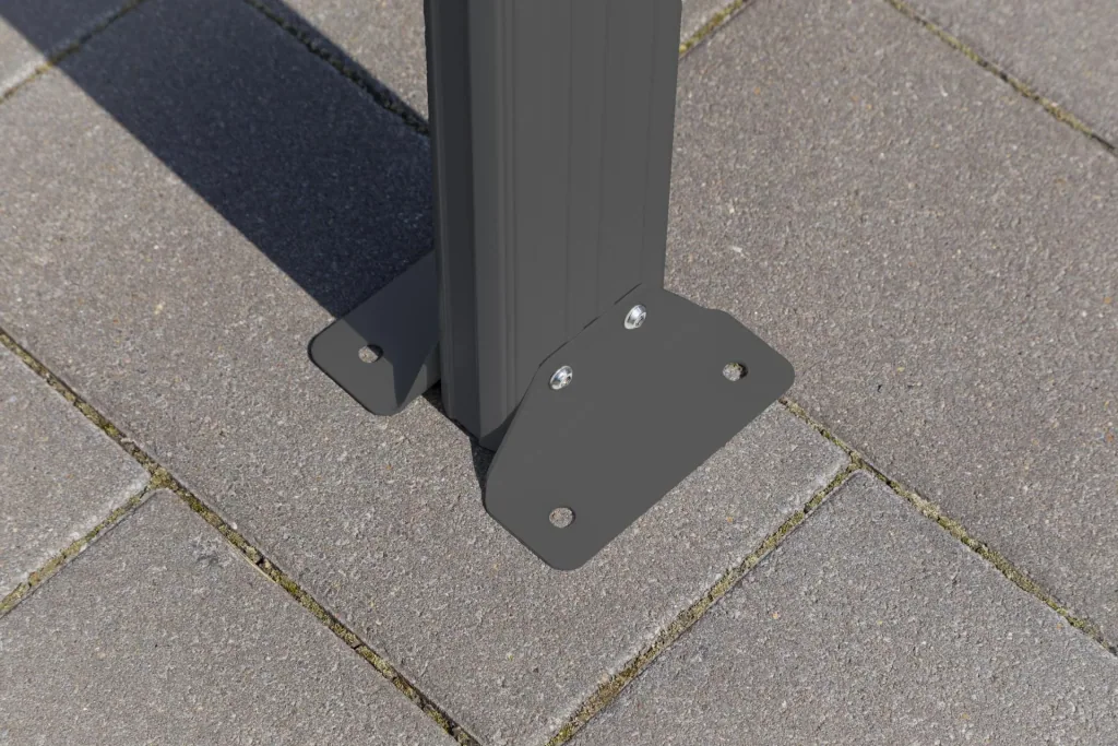Westmann Aluminium Rundbogen Carport und Überdachung anthrazit, 576x300x220 cm