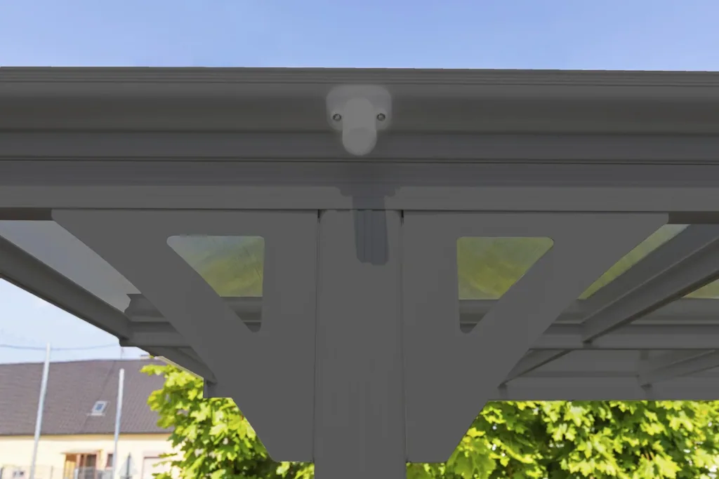 Westmann Aluminium Rundbogen Carport und Überdachung anthrazit, 576x300x220 cm