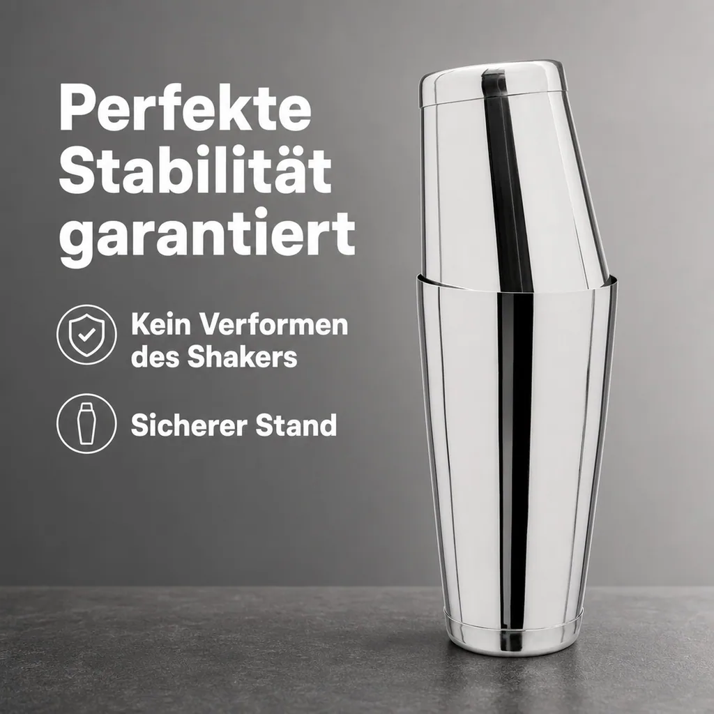 TIN in TIN Shaker, Edelstahl 28oz/18oz