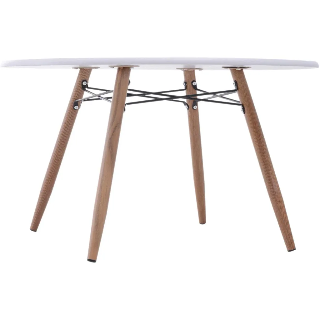 Couchtisch Beistelltisch Kaffeetisch Teetisch Nachttisch rund Holz + Metall Ø80 x H45 cm