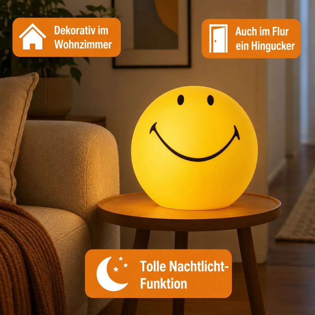 Mr Maria Lampe Smiley XL