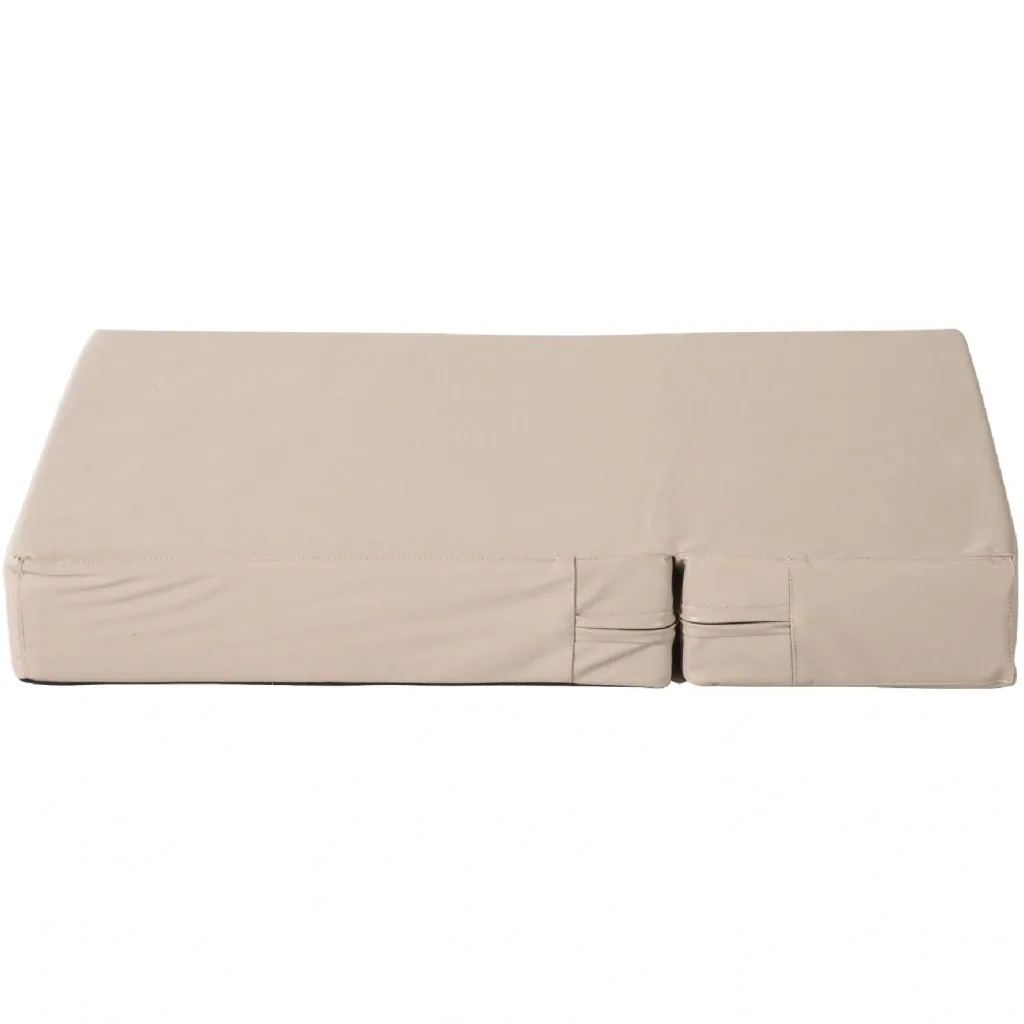 Tiertreppe Hundetreppe Katzentreppe Unterlage für Haustier Klappbar Gelbbraun L42 x B39 x H20 cm