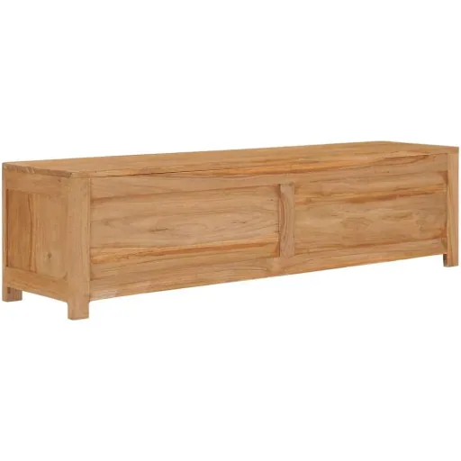 TV-Schrank 135x30x35 cm massiv Teak