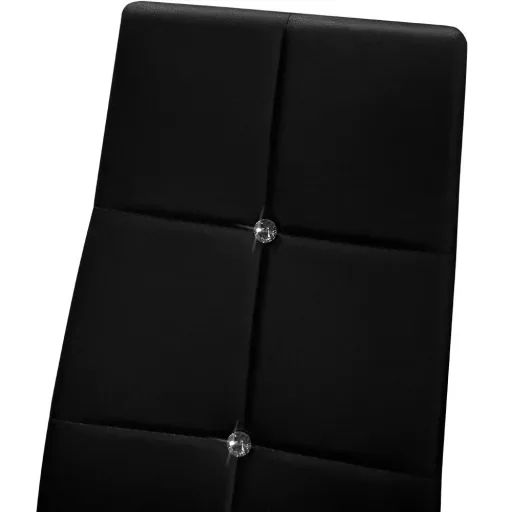 Esszimmerstuhl 6 Stück schwarz
