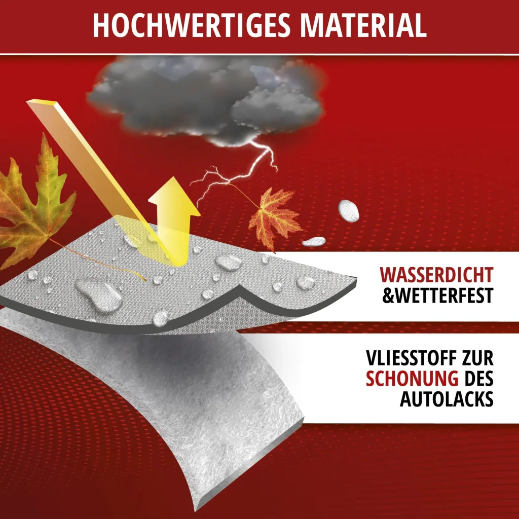 All Weather light SUV - Größe L - 490 x 185 x 145 cm - PEVA - grau