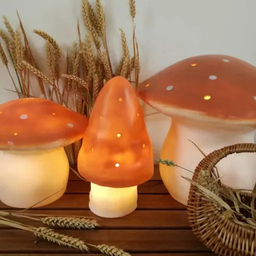 Egmont Toys Pilzlampe mittel terracotta rosa