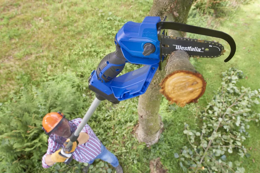 X-Saw Einhandsäge Set mit Akku 4 Ah und Ladegerät.