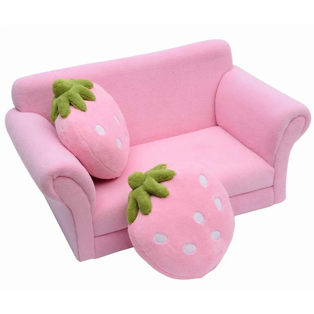 Kindersofa Erdbeere Kindersessel Sofa Couch Kinder Kinderzimmer (Erdbeersofa)