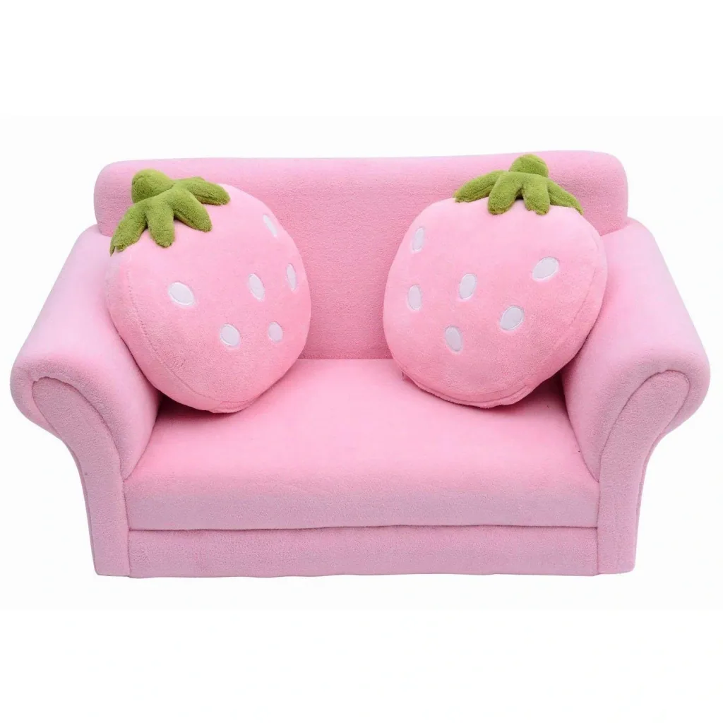 Kindersofa Erdbeere Kindersessel Sofa Couch Kinder Kinderzimmer (Erdbeersofa)