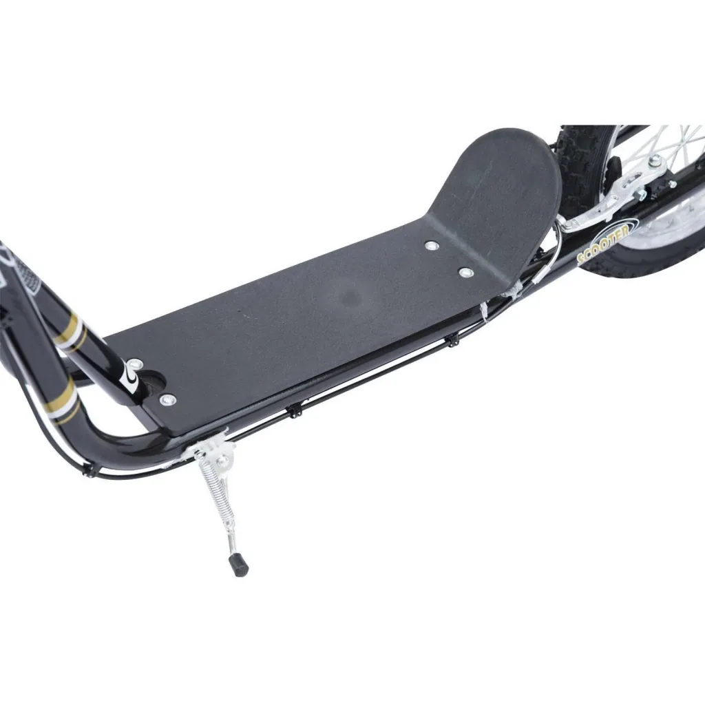 Kinder City Tretroller 16 Zoll schwarz