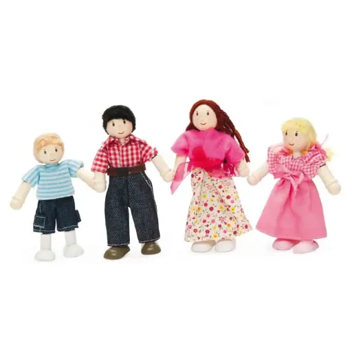 Le Toy Van Puppenhaus Sweetheart Häuschen Holz bunt möbliert