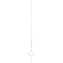 Kunststoffpfosten weiß mit Setzstufe, 158Cm (5 Stück)