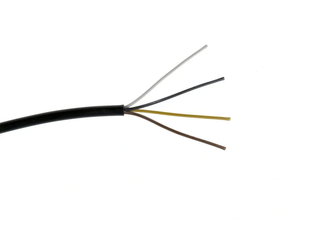 Kabel, 4 x 0,75 mm, 10 Meter Abschnitt