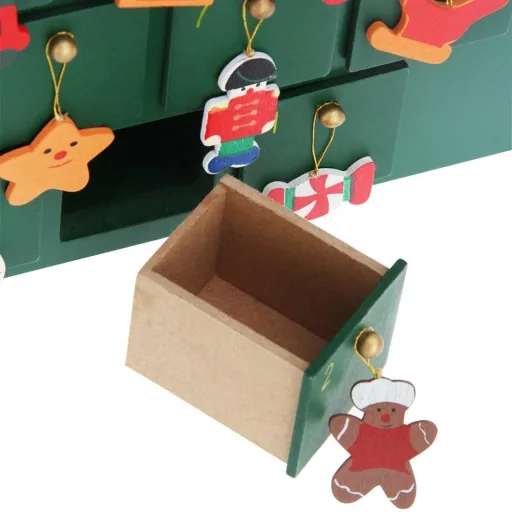Advend Kalender Weihnachtsmann mit selbstbefüllenden Boxen