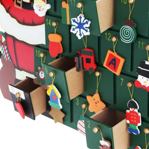 Advend Kalender Weihnachtsmann mit selbstbefüllenden Boxen