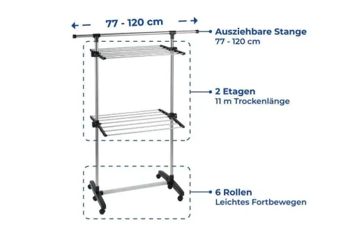 Mobiler Wäschetrockner