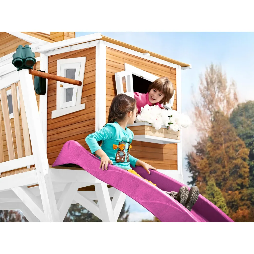 Max Spielhaus Braun/Weiß - Lila Rutsche