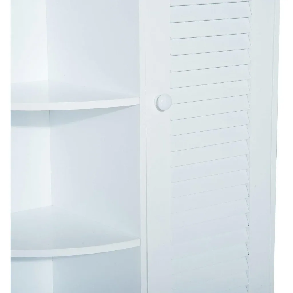 Eckschrank Badschrank Standschrank Weiß